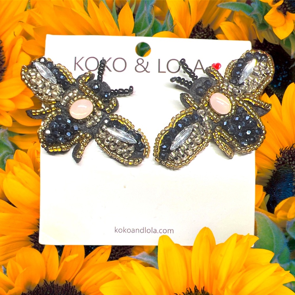 Bee earrings